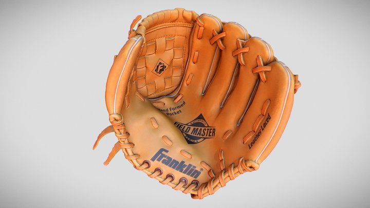 Baseball Glove 3D Model