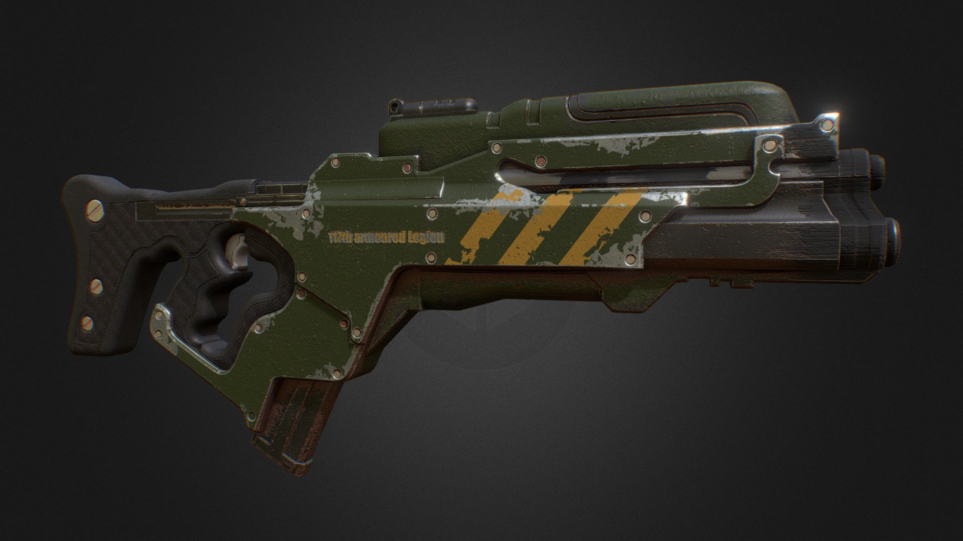 Old Assault Rifle - 3D model by 3D Viking (@supirioth) [89b17e5 ...