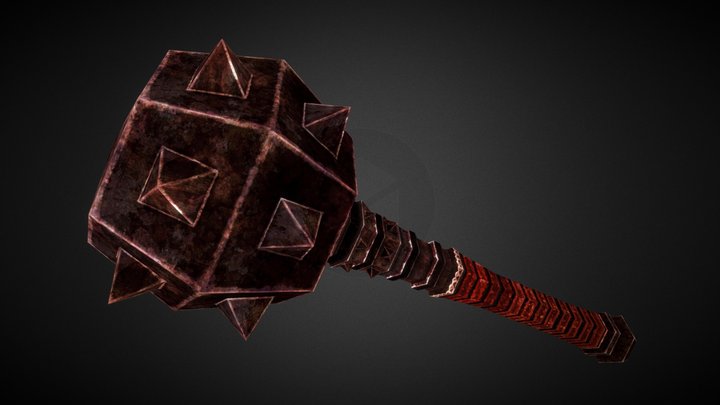 [W007] Chunky Mace 3D Model