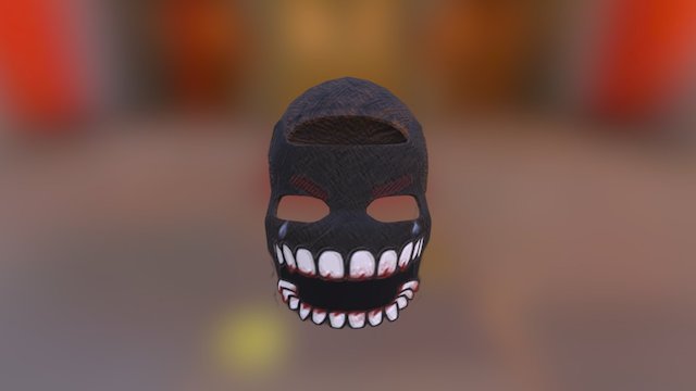 Clown Facemask 3D Model