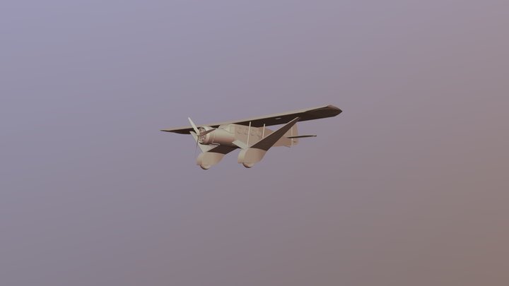 FTFC20 BELLANCA AIRCRUISER C-27A 3D Model