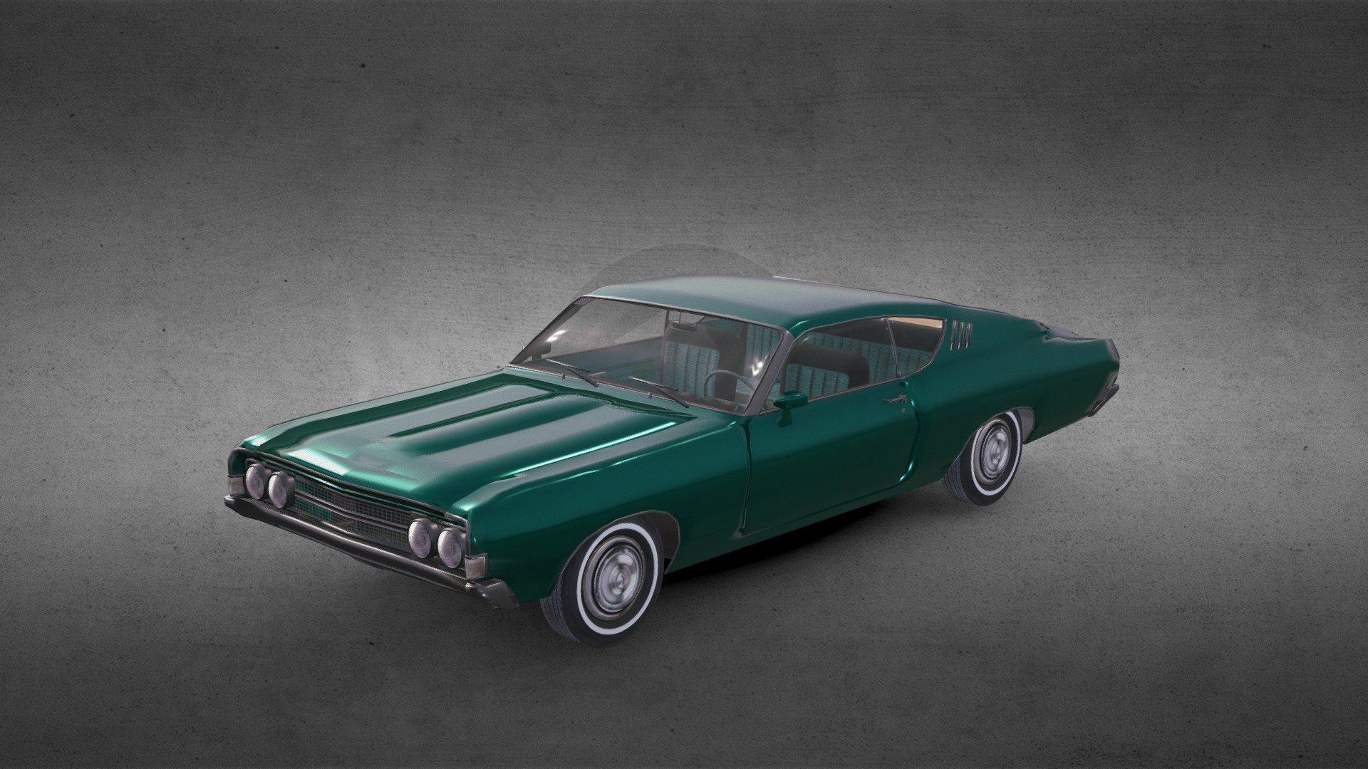 Ford Torino - 3D model by g.d.1992.92 [89b59af] - Sketchfab