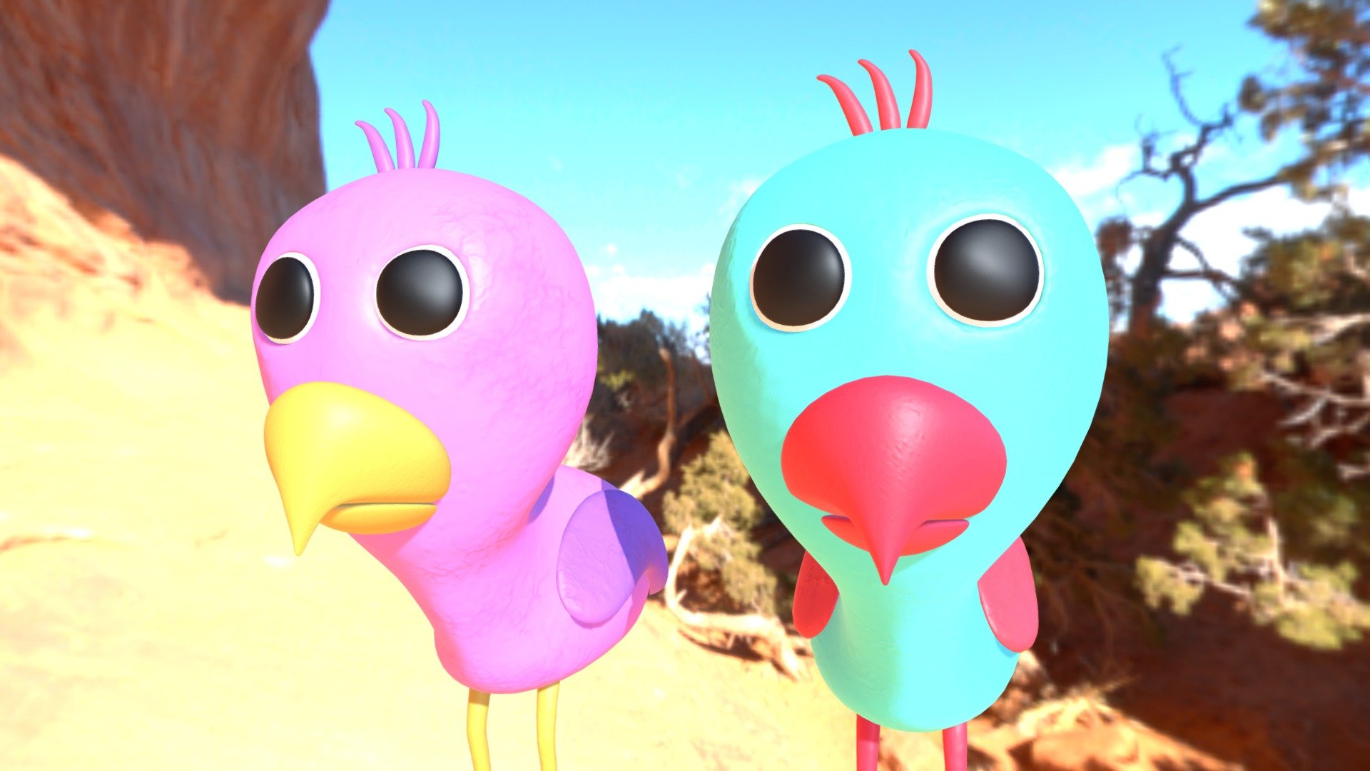 Baby Opila Bird - Download Free 3D model by Zagi Arcade Models  (@superluigiloquenderozg) [c996acc]
