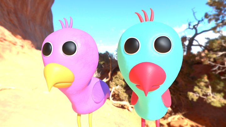 Cursed opila bird - Download Free 3D model by Nala