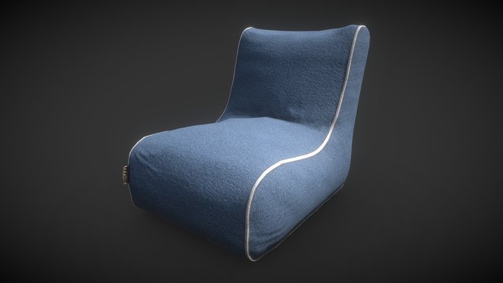 Soft Bean Bag 3D Model