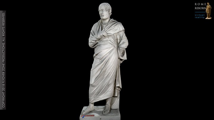 3D rendering of Aeschines