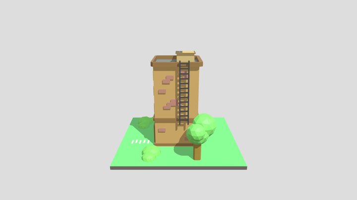 Residental Building 3D Model