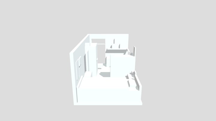 My Room Blockout Eigen Kamer 3D Model