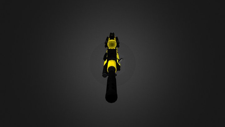 AUG A2 Ninja Fast Weapon 3D Model