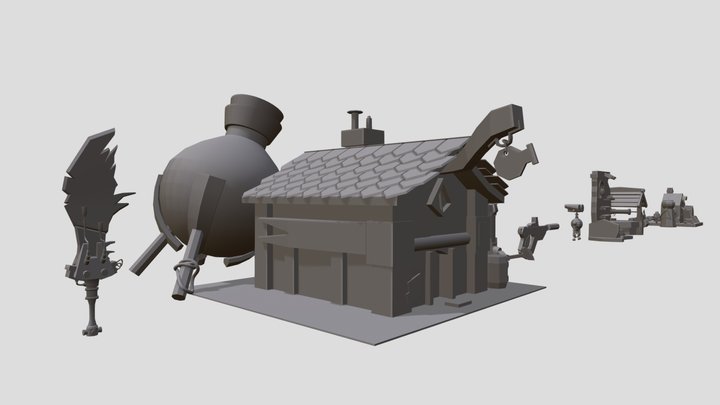 DZ2_Blocking_Popov_Rodion 3D Model