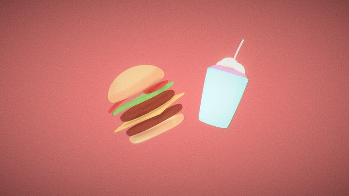Burger Time 3D Model