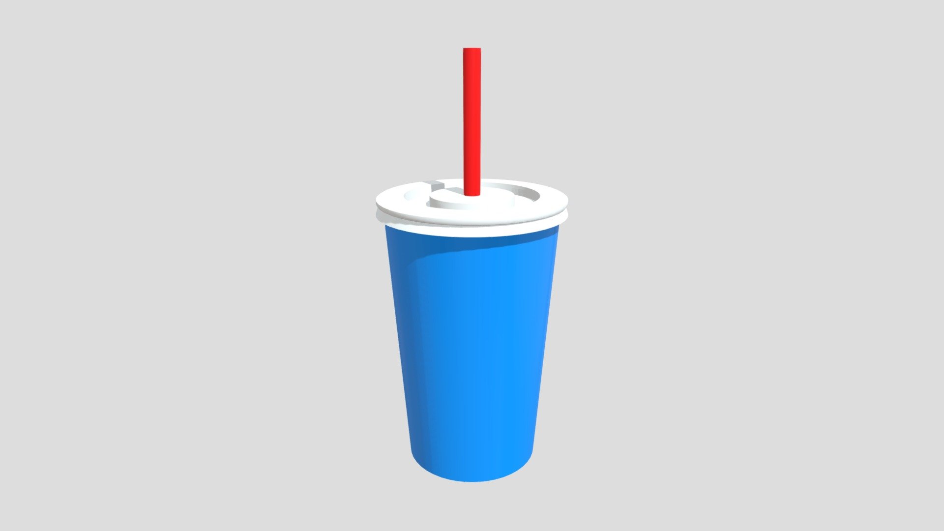 Soda Fountain Fast Food Cup - Download Free 3D model by arctiem