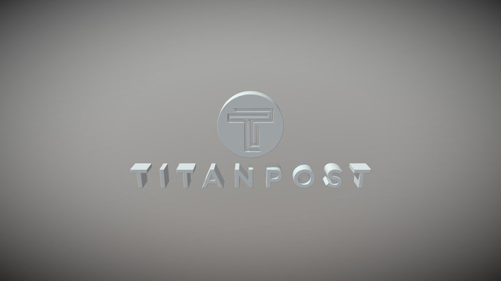 Logo Titan Post 0001 3D Model