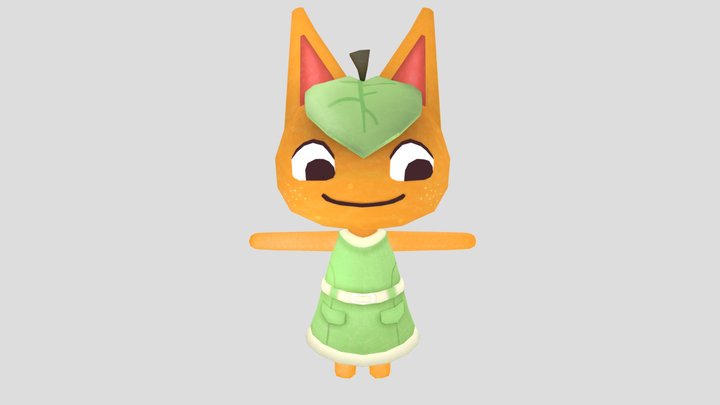 Tangy - Animal Crossing 3D Model