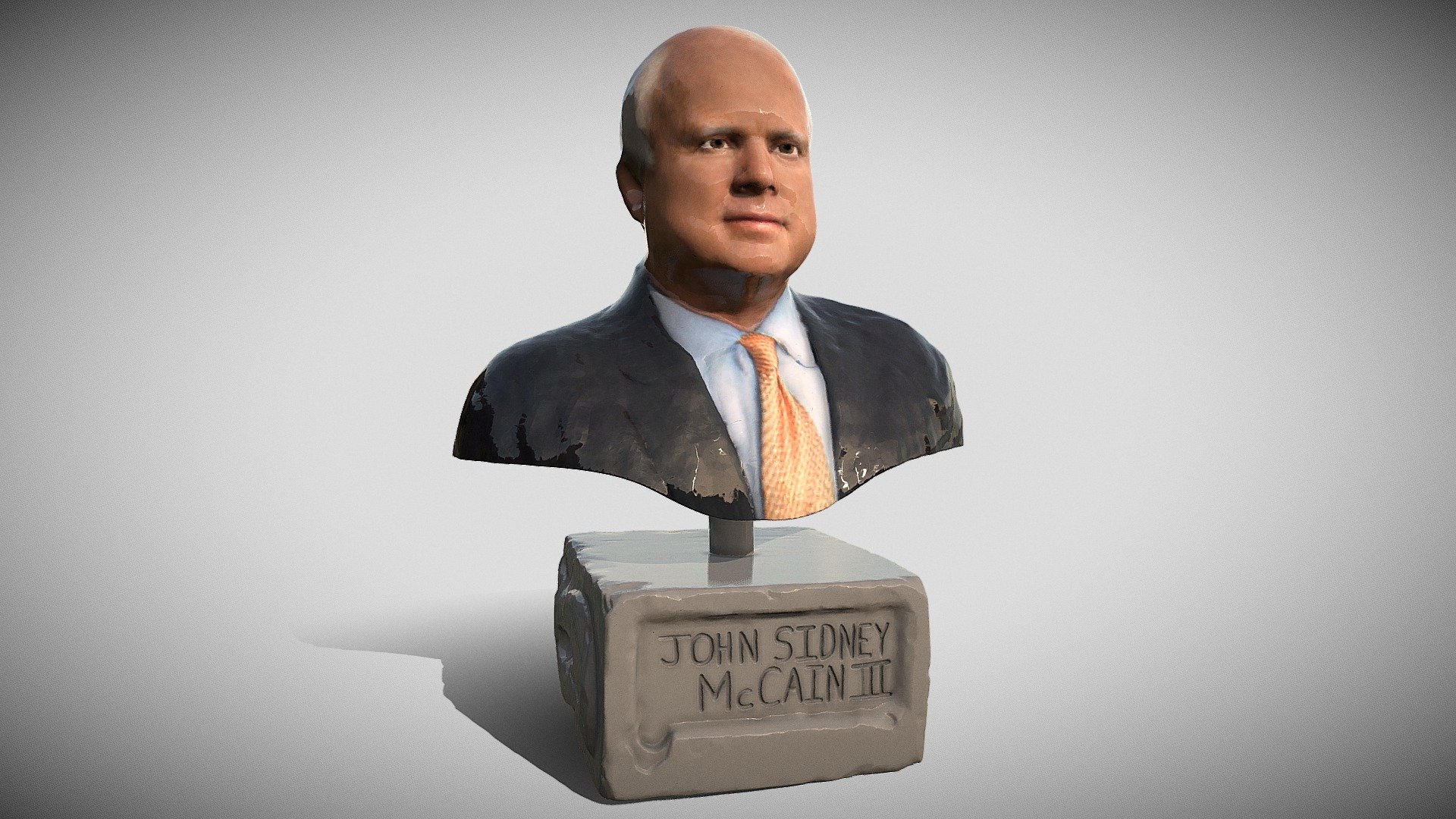 Senator John Sidney McCain III Buy Royalty Free 3D model by