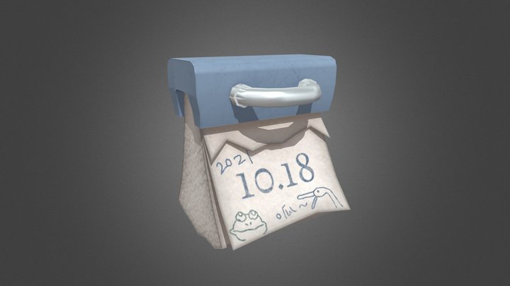 Calender_low 3D Model