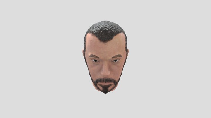 Simon Pegg Bust 3D Model