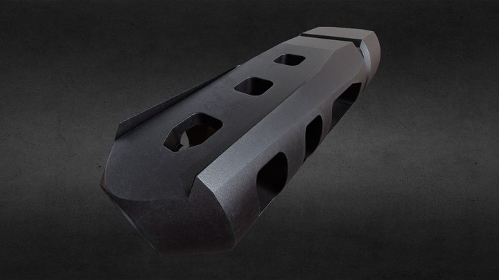 Muzzle Brake 3D Model