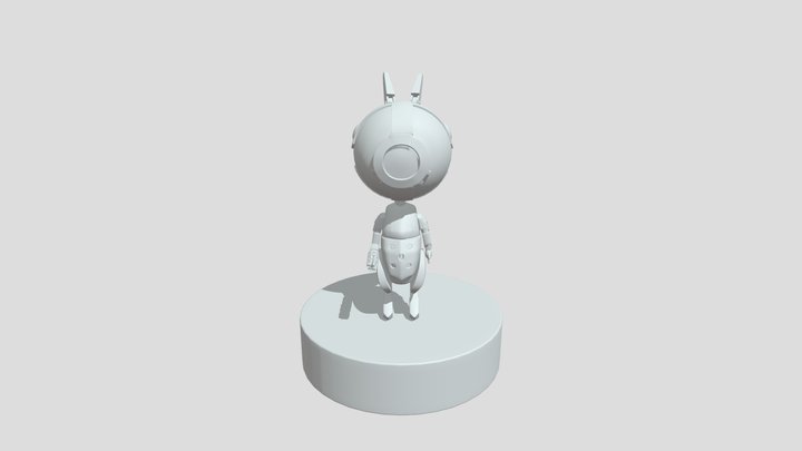 rabbit Robot 3D Model