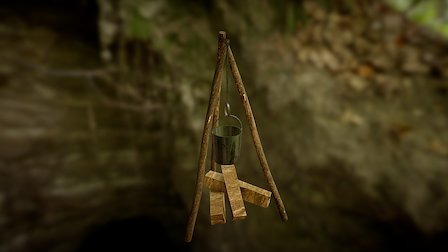 Cooking Station 3D Model
