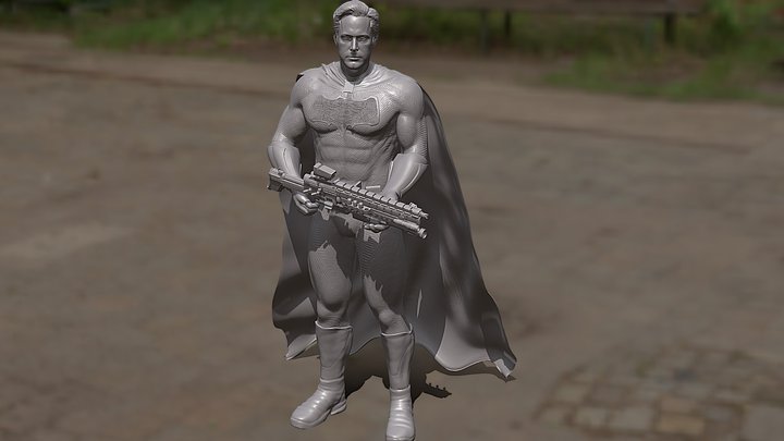 affleck_batman_highpoly 3D Model