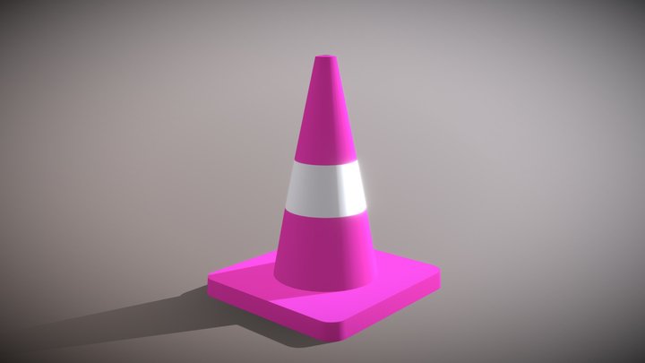 Traffic Cone 3D Model