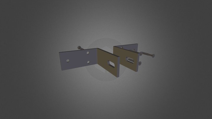 3010P Plain Single Door Lockable Stop 3D Model
