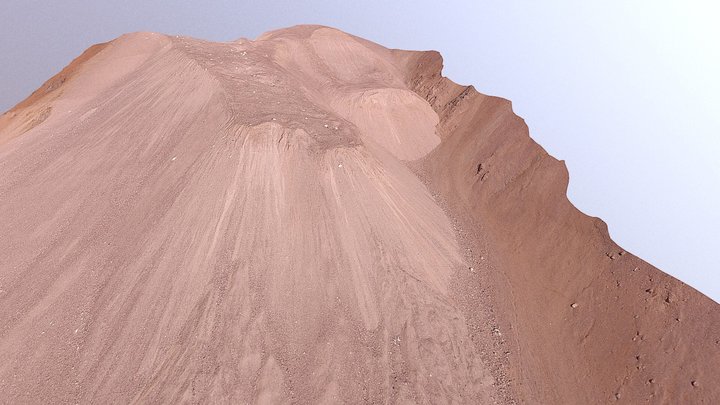 Olivares Theta Rock Glacier, Chile 3D Model