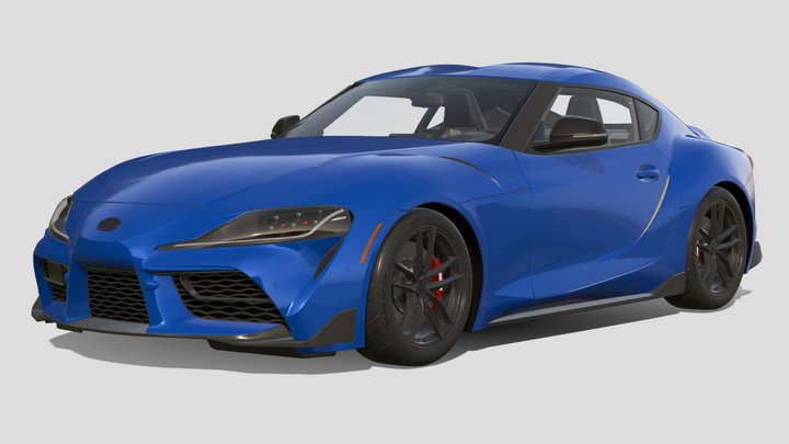 2020 Toyota GR Supra 2.0 – Free 3D Model STL