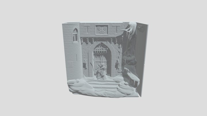Gate of the Frozen Citadel 3D Model