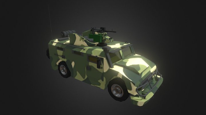 Armored vehicle (Blindado) 3D Model