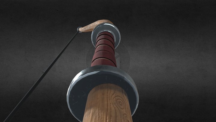 Wooden Bow 3D Model