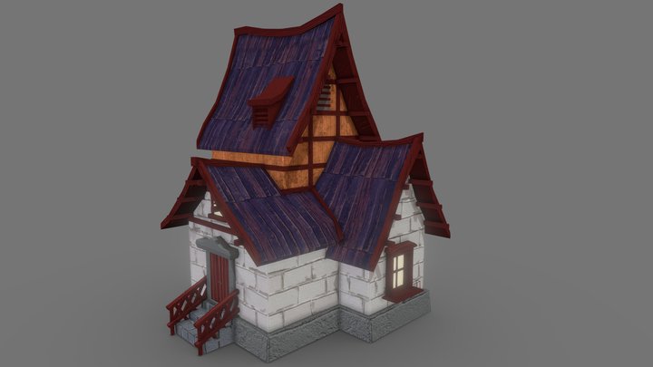 Village House 03 3D Model