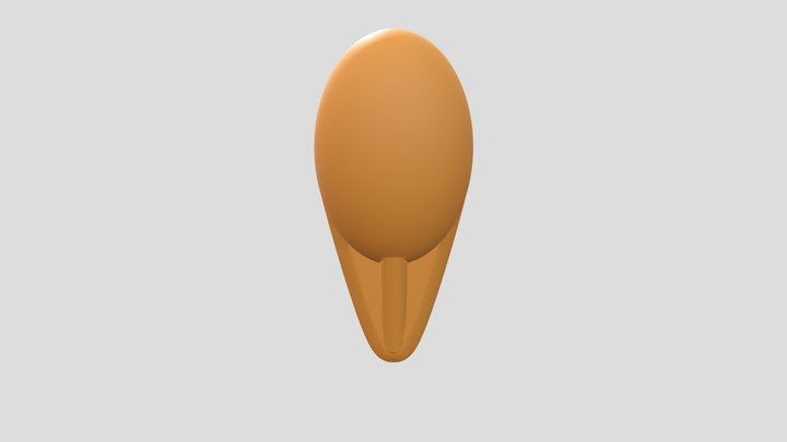 Canape spoon V1_2 3D Model
