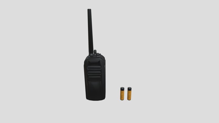 Walkie Talkie with Dual Batteries – 3D Model – Modello 3D gratuito STL