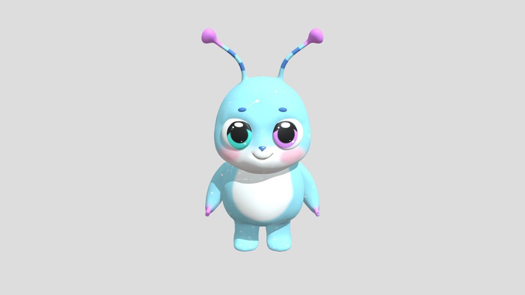 Cute Alien Pet | Stylized 3D Character