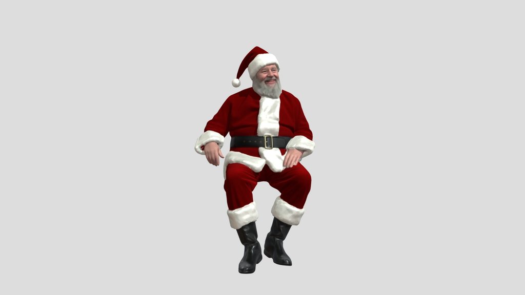 Seated Santa Claus