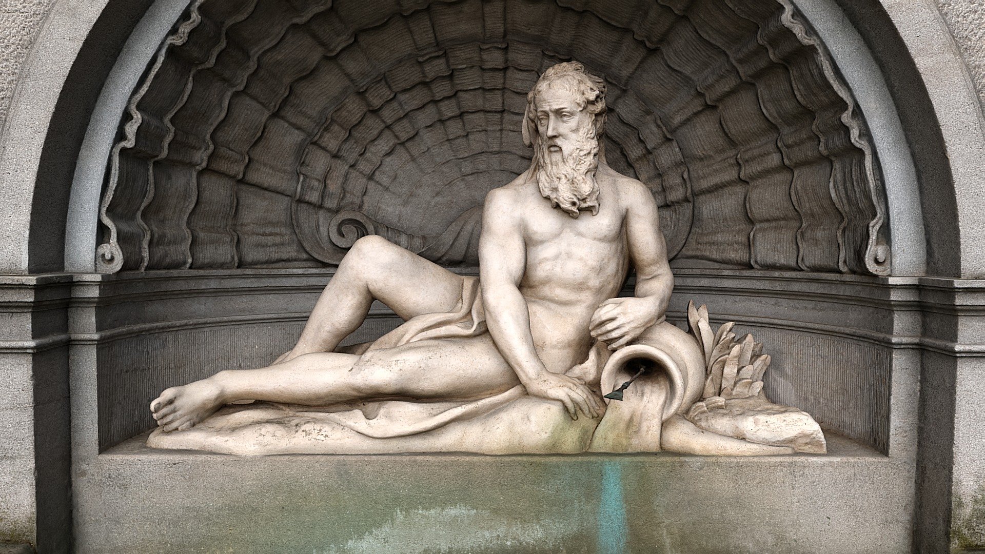 Neptunbrunnen — Sketchfab embed 3D viewer