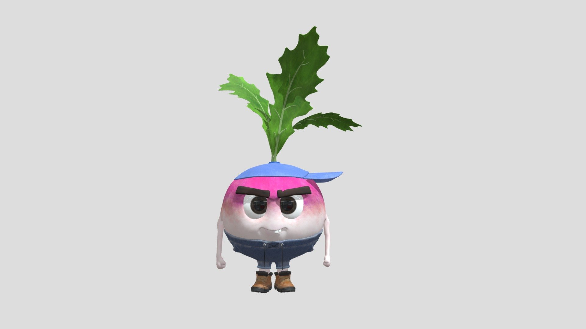 Turnip 3D model by CornerStudio [89c6b5d] Sketchfab