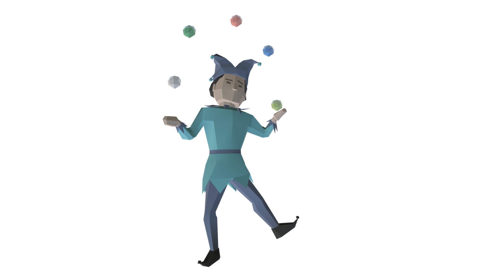 3D model Juggler - This is a 3D model of the Juggler. The 3D model is about a person in a garment.