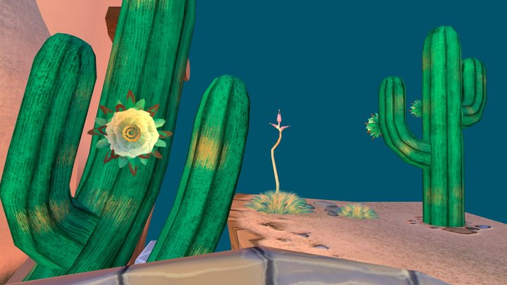 A Quiet Landscape - Diorama 3D Model