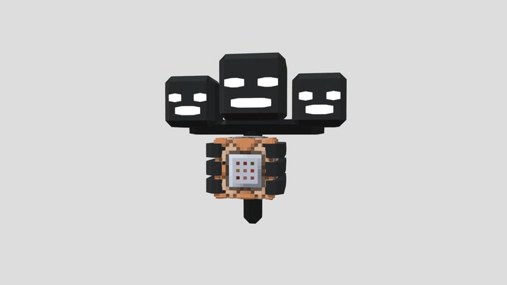 Commanded Wither Model (EF Witherstorm) 3D Model