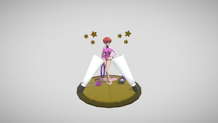 Ranma_Saotome 3D Model