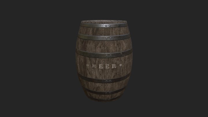 Barrel 3D Model