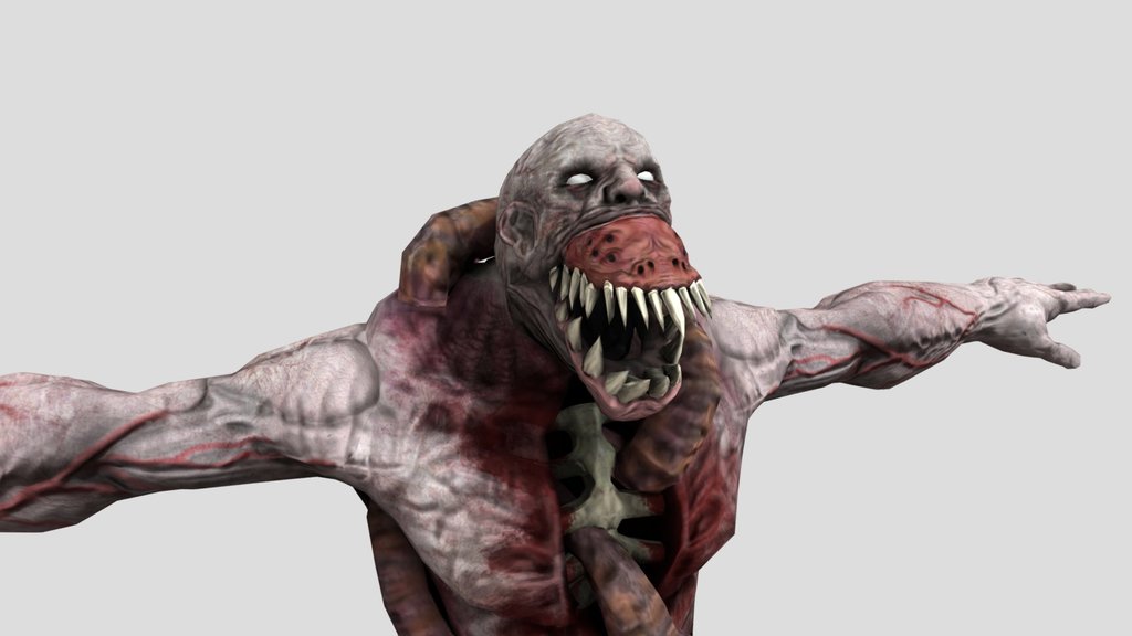 Parasite Des zombie monster Game model free
