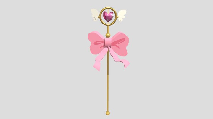 Magical girl staff 3D Model