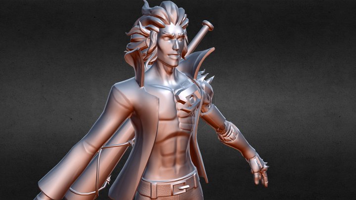 Raffie Sketch Fab 3D Model
