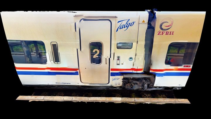 Bosnia Train Door (Scaniverse) – Free 3D Model STL
