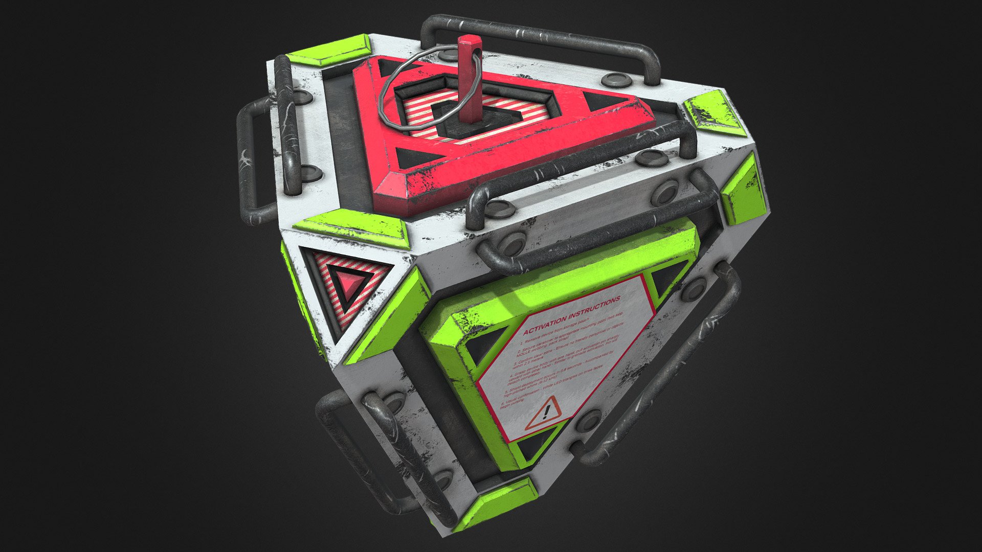 Personal Shield Generator (Single Use) Download Free 3D model by Personal Shield Generator (Single Use) Download Free 3D model by