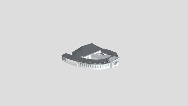 Bergen Belsen Garrison Roundhouse 3D Model
